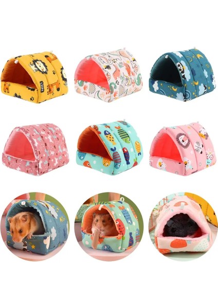 TYPE15 Tarzı Xl Boyutu Renkli Mini Hayvan Yatak Hamster Hamak Kış Sıcak Pamuk Rahat Yuva Kirpi Sincap Asılı Kafes Ev Mağara (Yurt Dışından) modelleri