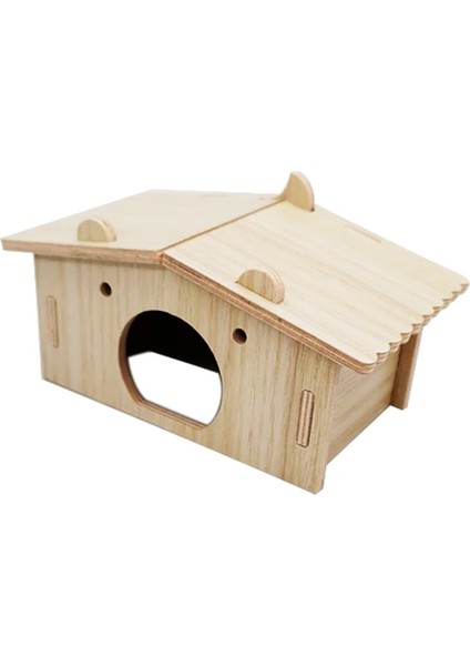 No.4 Stili Hamster Ahşap Ev Hideout Küçük Hayvan Habitat Doğal Ahşap Tırmanma Oyun Kulübesi Çiğniyor Oyuncaklar Cüce Hamster Için (Yurt Dışından)