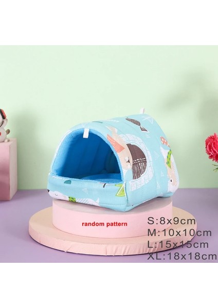 Bir Stil L Boyutu Mini Yumuşak Hayvan Hamak Yuva Gelincik Tavşan Gine Domuzu Sıçan Hamster Fareler Yatak Oyuncak Isıtıcı Yastık Ev Mağara Evcil Hayvan Malzemeleri (Yurt Dışından)