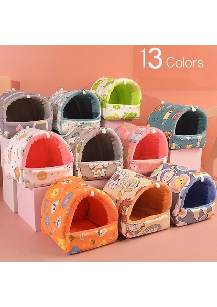 Bir Stil L Boyutu Mini Yumuşak Hayvan Hamak Yuva Gelincik Tavşan Gine Domuzu Sıçan Hamster Fareler Yatak Oyuncak Isıtıcı Yastık Ev Mağara Evcil Hayvan Malzemeleri (Yurt Dışından)