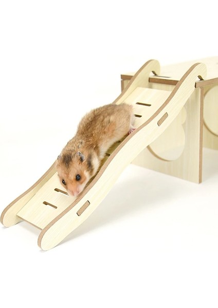 L Tarzı Hamster Merdiven Merdiveni Kobay, Gerbil ve Fare Saklanma Yerleri Için Hamster Için Hamster Merdiveni ve Dinlenme Platformu Seti (Yurt Dışından) fırsatları