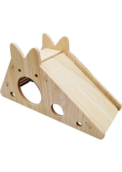 No.6 Stili Hamster Ahşap Ev Hideout Küçük Hayvan Habitat Doğal Ahşap Tırmanma Oyun Kulübesi Çiğniyor Oyuncaklar Cüce Hamster Için (Yurt Dışından)