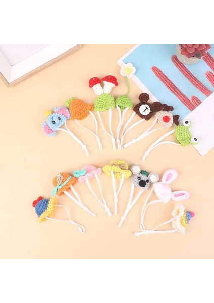 F Tarzı Örme Hamster Kuş Şapkası Kertenkele Gine Domuzu Kaplumbağa Sincap Lla Gelincik Kirpi Pet Küçük Hayvan Cosplay Kıyafet Takım Elbise (Yurt Dışından) indirimleri