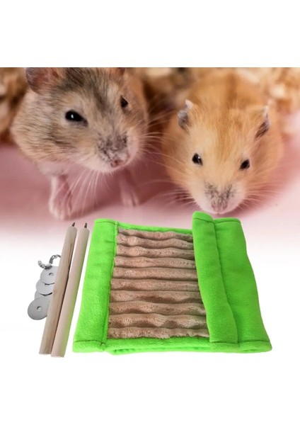 Yeşil Stil S Beden Sıçan Yastık Yatak Rahat Eğlenceli Isırmaya Dayanıklı Hamster Hamak Papağan Yuva Yatak Evcil Hayvan Malzemeleri Hamster Yastık Hamster Hamak (Yurt Dışından)
