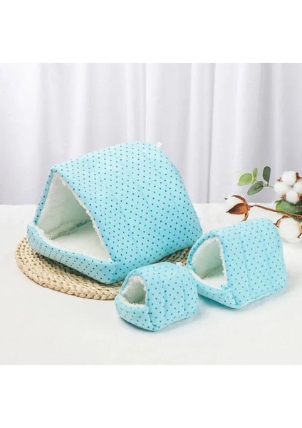 C Tarzı M Boyutu Peluş Hamster Tavşan Evi Mağara Sevimli Gine Domuzu Üçgen Yuva Sıcak Mat Tavşan Halı Sincap Gine Domuzu Peluş Yatak Evcil Hayvan Malzemeleri (Yurt Dışından) fırsatları