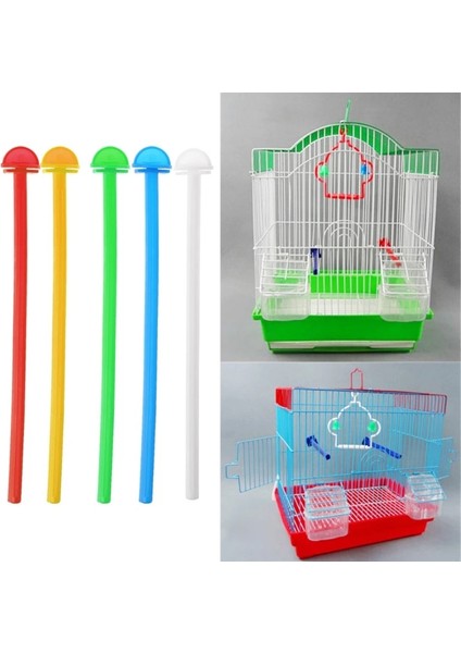 Adet Kuş Kafesi Levrek Standı Tutucu Plastik Kuş Fanary Kafesi Platform Rengi (Yurt Dışından) fiyatları
