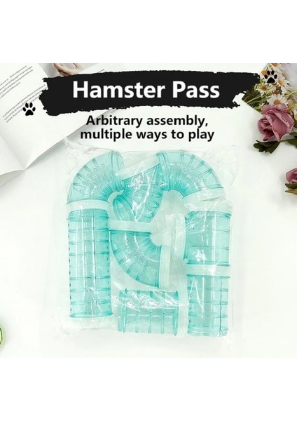 Yeşil Tarzı Hamster Tüneli Plastik Eğitim Oyun Aracı Dış Tünel Çok Fonksiyonlu Hamster Kafesi Aksesuarları Dıy Ekleme Labirent Yeni (Yurt Dışından) modelleri