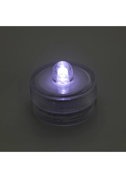 Beyaz Stil Dalgıç LED Işık Akülü Rgb IP68 Su Geçirmez Sualtı LED Işık Gece Lambası Balık Tankı Gölet Düğün Parti Işık (Yurt Dışından)