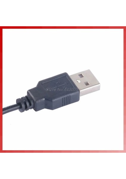 Süper Parlak 3 LED Bağlantı Noktası Klipsli Spot USB Işık Lambası Dizüstü Bilgisayar Dizüstü Bilgisayar Siyah (Yurt Dışından)
