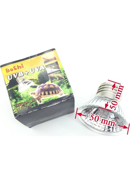 50W Tarzı Sürüngen Isıtma Lambası Tam Spektrum Uva + Uvb3.0 Güneş Lambaları Basking Pet Sürüngenler Kaplumbağa Yılan Kertenkele Örümcek Kurbağa (Yurt Dışından) modelleri