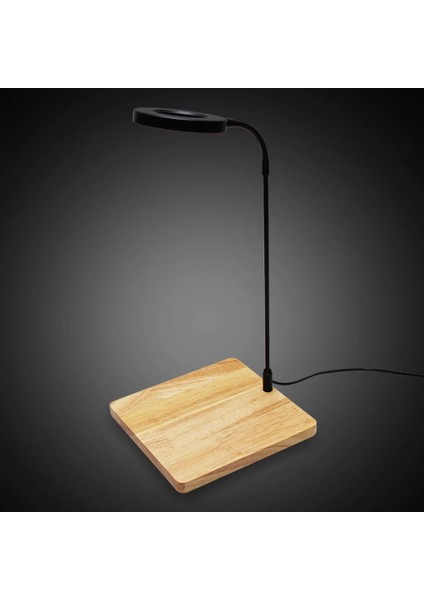 L Tarzı 10W Minyatür Peyzaj USB Destekli Ahşap Tahta Balık Tankı Akvaryum LED Işık Saksı Bitkileri USB Powered Su Geçirmez Ayarlanabilir (Yurt Dışından)