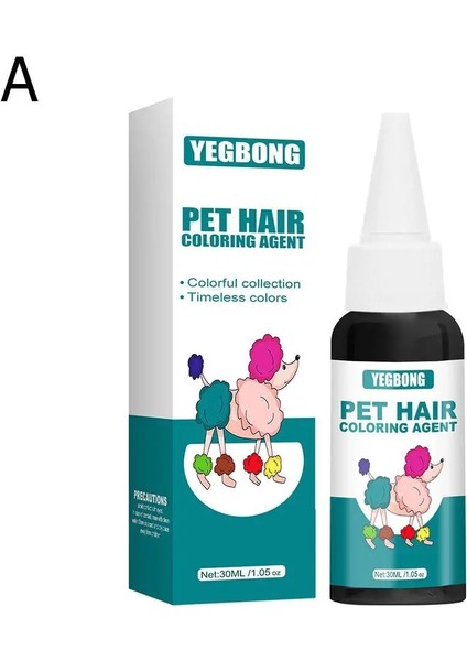 Beyaz Stil 38G Pet Köpek Kediler Hayvanlar Saç Parlak Boyama Boyarmaddeler Boyama Saç Ajan Güvenli Malzemeleri Köpek Pigment Boyama Kaynağı Accesso J5Q9 (Yurt Dışından)