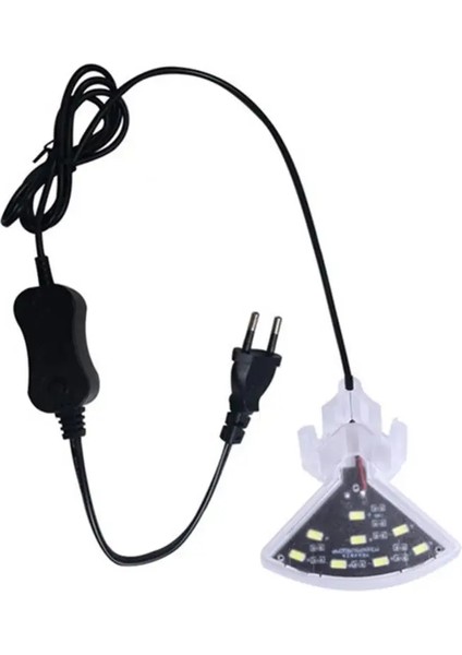 Beyaz Stil 5W Büyüyen Lamba Dekor Akvaryum Işık Balık Tankı Su Su Tesisi Üzerinde LED Klip (Yurt Dışından)