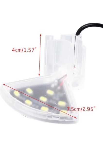 Beyaz Stil 5W Büyüyen Lamba Dekor Akvaryum Işık Balık Tankı Su Su Tesisi Üzerinde LED Klip (Yurt Dışından) modelleri