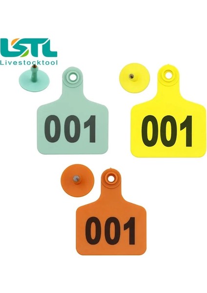 Sarı Stil 301A400 100 Takım Inek Kulak Etiketi Işaretleri Kulak Kartı Kelimelerle No. Kulak Etiketleri Yazarak Bakır Kafa Küpe Çiftlik Hayvanı Kimlik Kartı (Yurt Dışından)