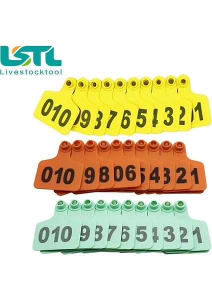 Sarı Stil 301A400 100 Takım Inek Kulak Etiketi Işaretleri Kulak Kartı Kelimelerle No. Kulak Etiketleri Yazarak Bakır Kafa Küpe Çiftlik Hayvanı Kimlik Kartı (Yurt Dışından)