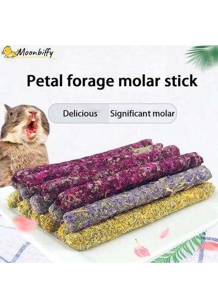 D Tarzı Alışveriş Merkezi Pet Diş Temizleyici Çiğneme Çubuğu Gül Calendula Lavanta Molar Çubuk Tavşan Hamster Llas Taşlama Çubuk Bite Oyuncak (Yurt Dışından) indirimleri