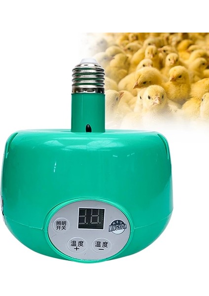 Gri Tarzı 1 Bilgisayar Yeni Isıtma Lambası Çiftlik Hayvanı Sıcak Işık Tavuk Piglet Köpek Pet Termostatik Sıcaklık Kontrol Cihazı Isıtıcı Incubatv (Yurt Dışından)