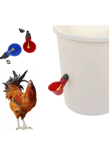 Mavi Stil M Boyutu Kümes Hayvanı Su Içme Bardakları Otomatik Bıldırcın Tavuk Içme Plastken Kümes Hayvanı Tiryakisi Bardak Yetiştirme Ekipmanı (Yurt Dışından) fiyatları