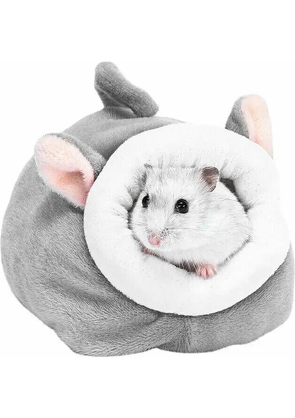 Sarı Stil 12X10X11CM Hamster Yuva Yumuşak Peluş Kış Sıcak Sevimli Pamuk Ev Küçük Kafes Yuva Gine Domuz Sincap Sıçan Yatak Lla Kafes Aksesuarları (Yurt Dışından)