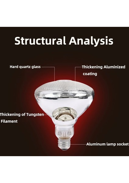 B-1pc Stili 150W Kümes Hayvanları 220 V Isıtma Lamba Ampulü Termal Koruma Isı Kızılötesi Işın Sürüngen Amfibi Evcil Hayvan Hayvancılığı (Yurt Dışından) indirimleri