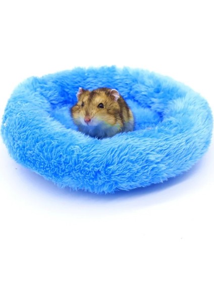 Mavi Stil L Boyutu Evcil Hayvan Malzemeleri Kış Yumuşak Polar Gine Domuz Yatağı Küçük Hayvan Kafesi Mini Mat Hamster Sıçan Yatak Hamster Yatak Kanepe Kirpi (Yurt Dışından)