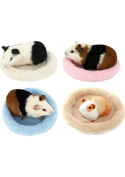 Mavi Stil L Boyutu Evcil Hayvan Malzemeleri Kış Yumuşak Polar Gine Domuz Yatağı Küçük Hayvan Kafesi Mini Mat Hamster Sıçan Yatak Hamster Yatak Kanepe Kirpi (Yurt Dışından)