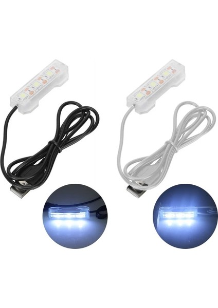 Siyah Stil Mini Uzun Hizmet Ömrü Balık Tankı Işık USB Mini Akvaryum LED 2'' Günlük Işık Dayanıklı LED Akvaryum Işık Çubuğu 2 Inç (Yurt Dışından) fiyatları