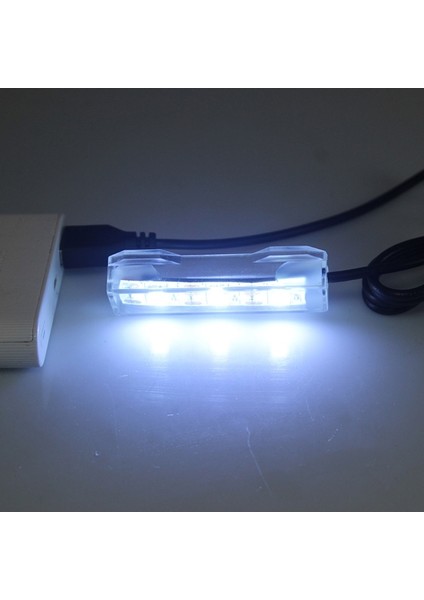 Siyah Stil Mini Uzun Hizmet Ömrü Balık Tankı Işık USB Mini Akvaryum LED 2'' Günlük Işık Dayanıklı LED Akvaryum Işık Çubuğu 2 Inç (Yurt Dışından) fırsatları