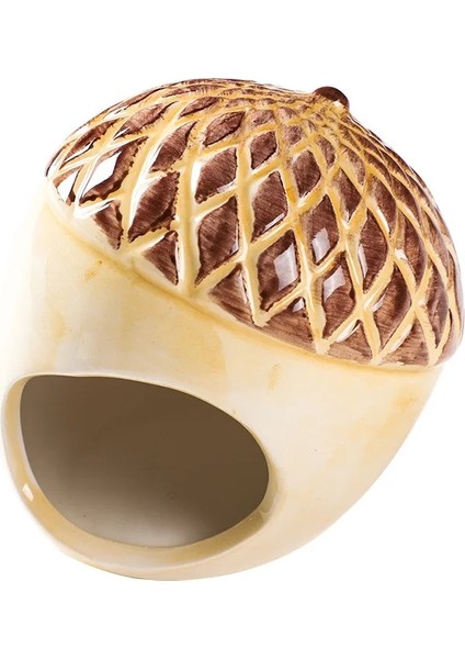 Meşe Palamudu Tarzı Mpk Yeni Serisi Hamster Seramik Yuva Yaz Soğutma Küçük Evcil Hayvan Uyku Porselen Yuva Yaratıcı Somun Hamster Yuvası (A8650) (Yurt Dışından)