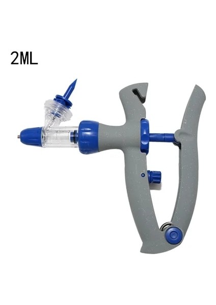 2ml Stili 14X30 Otomatik Sürekli Şırınga Hayvan Ayarlanabilir Şırınga Tavuk Kuş Kümes Hayvanları Dayanıklı Aşı Enjeksiyon Iğneleri Veteriner Aracı (Yurt Dışından)