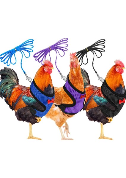 Kırmızı Stil L Boyutu Tavuk Örgü Yumuşak Koşum Yelek Tasma ile Evcil Hayvanlar Ayarlanabilir Halat Eşleşen Kemer Tavuk Yelek Çiftlik Hayvanları Heken Coop Aksesuarları (Yurt Dışından) fiyatları
