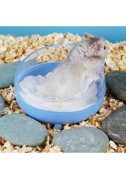 Mavi Stil L Boyutu Hamster Küvet Banyo Şeffaf Hamster Fare Evcil Hayvan Tuvaleti Kafes Kutusu Banyo Kum Odası Ayrılabilir Anti-Sıçrama Büyük Uzay Banyo (Yurt Dışından) indirimleri