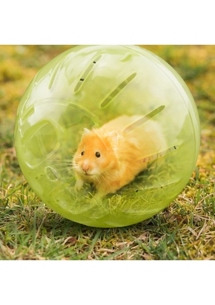 C Desteği Stili 10CM Pet Hamster Egzersiz Plastik Çalışan Tekerlek Mini Taşınabilir Koşu Grounder Oyun Topu Sıçan Fare Egzersiz Tırmanma Oyuncak Oynarken (Yurt Dışından)