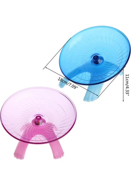 Pembe Tarzı Pet Hamster Uçan Daire Egzersiz Sincap Tekerlek Hamster Fare Koşu Diski Sıçan Oyuncakları Kafes Küçük Hayvan Hamster Aksesuarları (Yurt Dışından) modelleri