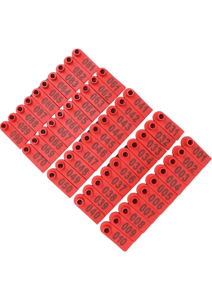 F-20PCS Tarzı Olors Koyun Tavşan Kulak Plastik Etiket Kelime Kulak Lazer Yazma Bakır Kafa Küpe Çiftlik Hayvanı Kimlik Kartı (Yurt Dışından)