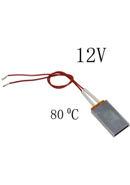 12V80 Derece Stili Santigrat Derece Ptc Isıtıcılar Isıtma Elemanı Saç Kurutma Makinesi Aksesuarları Kıvırcıklaştırıcılar Isıtıcı Kümes Hayvanı Kuluçka Makinesi 1 Adet (Yurt Dışından)