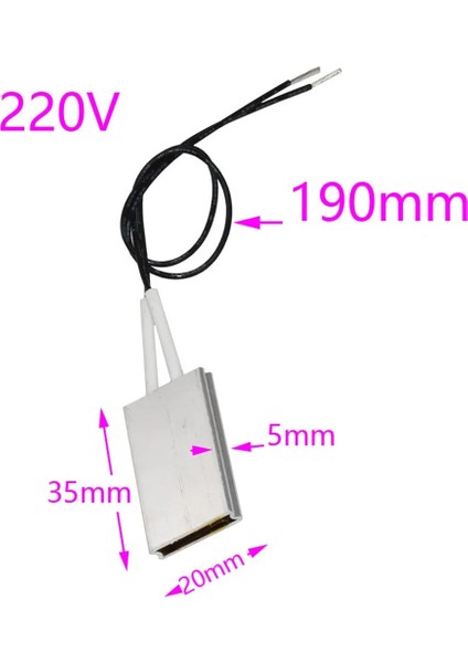 12V80 Derece Stili Santigrat Derece Ptc Isıtıcılar Isıtma Elemanı Saç Kurutma Makinesi Aksesuarları Kıvırcıklaştırıcılar Isıtıcı Kümes Hayvanı Kuluçka Makinesi 1 Adet (Yurt Dışından) fırsatları