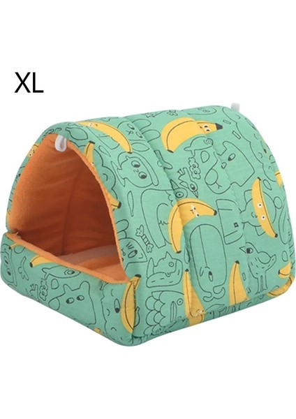 Bir Stil Xl Boyutu Yatak Sıcak Peluş Ev Çadır Mağara Hideout Kafes Dekor Aksesuarları Şeker Planör Cüce Hamster Küçük Tavşan (Yurt Dışından)