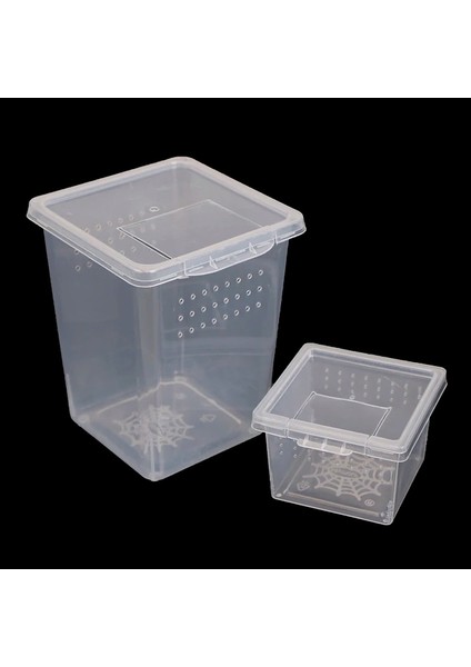 No.2 Tarzı Yüksek Li Şeffaf Plastik Böcek Örümcek Habitat Besleme Kutusu Kasa Konteyner Tankı Taşıma Çantası (Yurt Dışından) modelleri