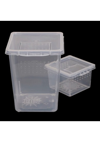 No.2 Tarzı Yüksek Li Şeffaf Plastik Böcek Örümcek Habitat Besleme Kutusu Kasa Konteyner Tankı Taşıma Çantası (Yurt Dışından) fırsatları