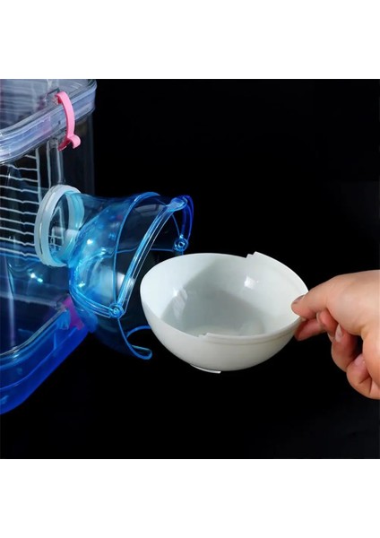 Pembe Tarzı Kafes Kutusu Hamster Fare Tavşan Lla Sıçan Evi Evcil Hayvanlar Için Sauna Odası Küçük Hayvanlar Pet Hamster Tuvaletler Banyo Tuvalet (Yurt Dışından) indirimleri