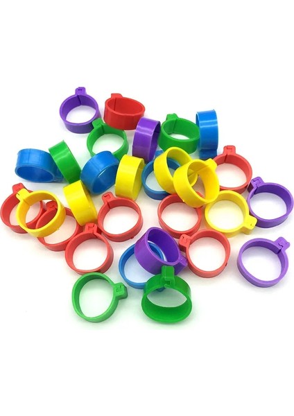 Kırmızı Stil L Boyutu Iç Çapı 2.0 cm Tavuk Ayak Halkası Ördek Kaz Kuş Bıldırcın Kümes Hayvanları Tavuk Halkası Kümes Hayvanları Taşınabilir Cihaz Yüksek 1 cm (Yurt Dışından)
