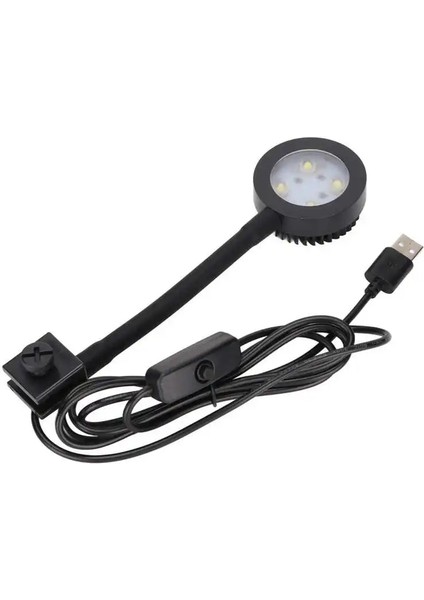 Siyah Stil Küçük Akvaryum Işığı Yüksek Parlaklık Dönebilen LED Akvaryum Lambası Üzerinde 0.4in Kalınlık LED Akvaryum Işığı (Yurt Dışından)