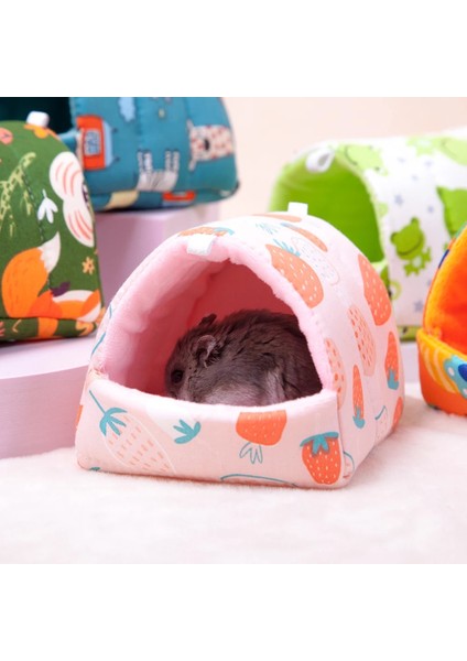 No.6 Stili L Boyutu Hamster Evi Gine Domuz Yuvası Küçük Hayvan Yatak Kış Sıcak Pamuk Mat Yumuşak Aksesuarlar Kemirgengine Domuzu Kemirgen (Yurt Dışından)