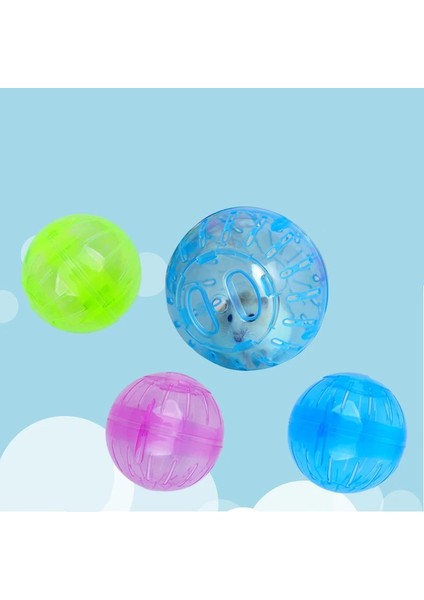 Sarı Tarzı 12CM Hamster Koşu Topları Oyuncak Katı Plastik Hamster Aksesuarları Komik Küçük Hayvan Zemin Koşu Oyuncakları Spor Kemirgen Fareler Kafes Oyuncak (Yurt Dışından)