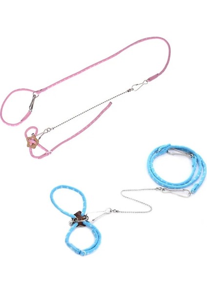 Pembe Tarzı Güzel Ayarlanabilir Sıçan Fare Hamster Koşum Tasma ile Sincap Gelincik Bulucu Küçük Pet Hayvan Açık Koruyucu Kurşun Halat (Yurt Dışından) fırsatları