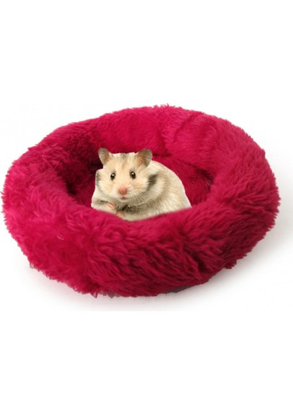 Mavi Stil L Boyutu Pet Hamster Yuva Pedi Kadife Sıcak Pet Yuva Rahat Pamuk Yastık Hamster Pamuk Ev Gine Domuzu Kirpi Kafesi Kış Sıcak Yatak (Yurt Dışından)