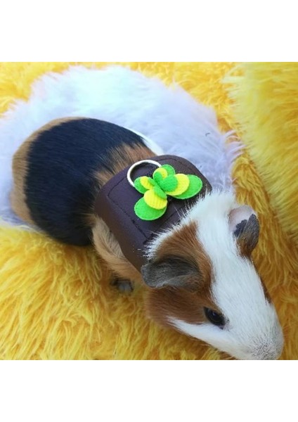 C Tarzı S Beden Tavşan Hamster Yelek Koşum Tasma ile Küçük Pet Göğüs Kemeri Gelincik Gine Domuzu Tavşan Hamster Koşum Yelek Tasma Pet Malzemeleri (Yurt Dışından) fiyatları