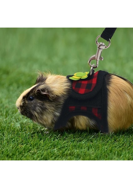 C Tarzı S Beden Tavşan Hamster Yelek Koşum Tasma ile Küçük Pet Göğüs Kemeri Gelincik Gine Domuzu Tavşan Hamster Koşum Yelek Tasma Pet Malzemeleri (Yurt Dışından) modelleri